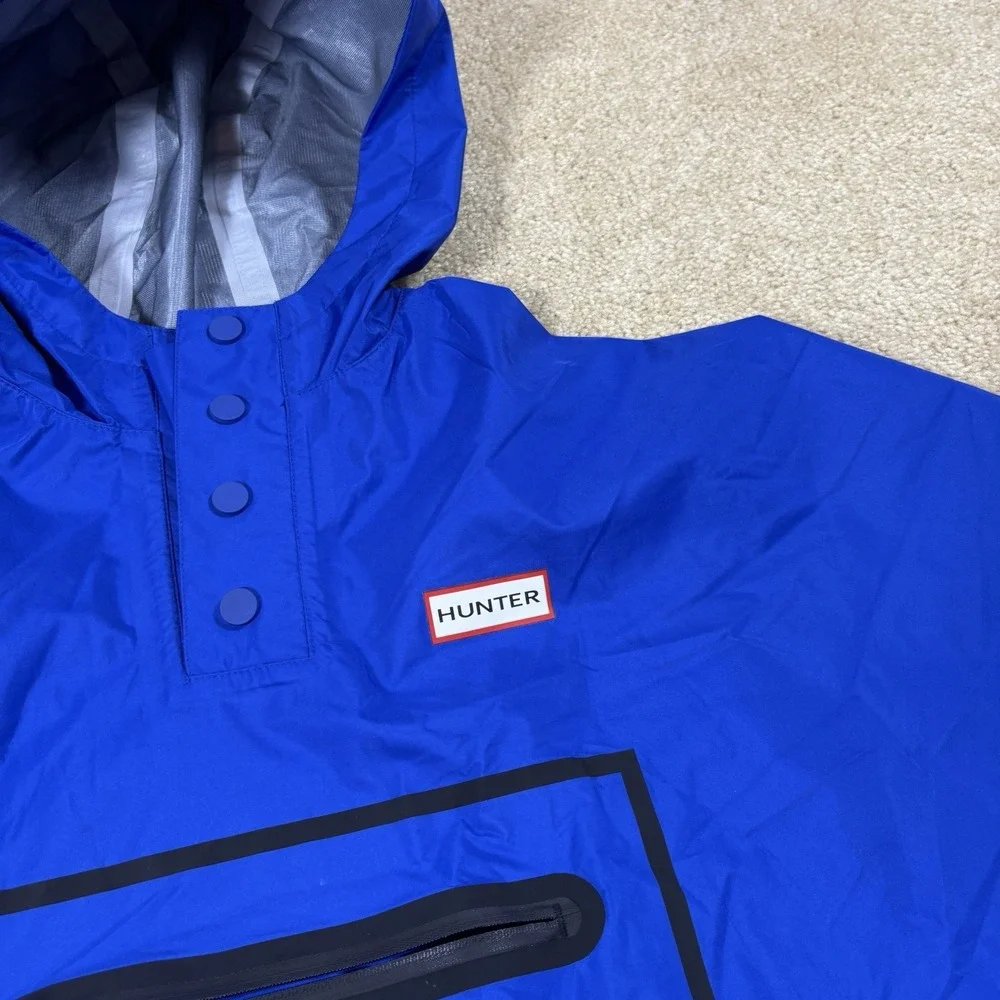Hunter for Target Rain Poncho Blue Kids Youth M/L Waterproof Packable